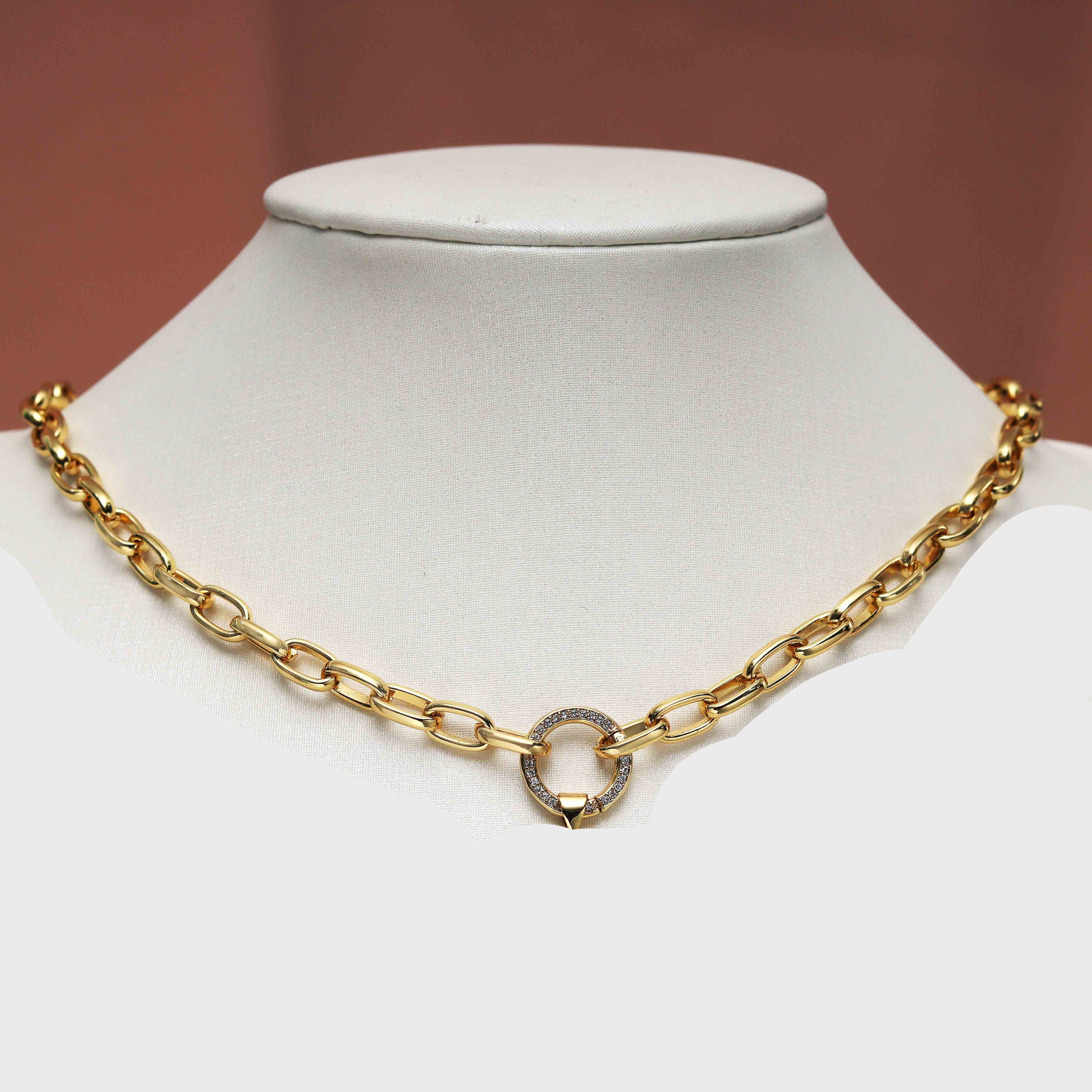 Paperclip Chain Necklace (charm sold separately)