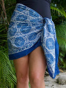 Guava Sarong in Ocean Tile
