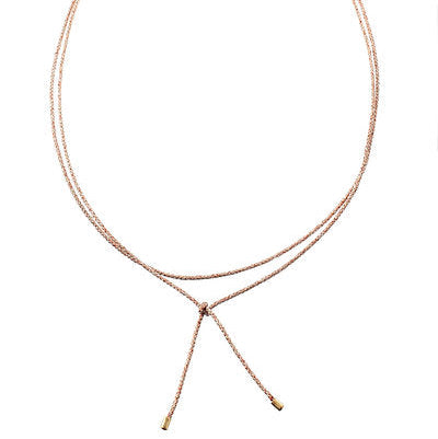 Lariat Cord Necklace