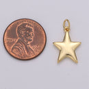 24K Gold Filled Mini Star Charms