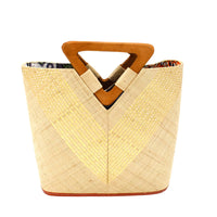 Zuki Wynwood Straw Handbag with Metallic Detailing