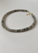 Wide Disk Marble Bead Necklace (*MORE colors!)