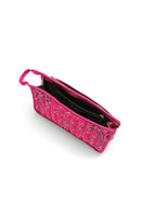 Bandana Print Pouch -Beau Hot Pink