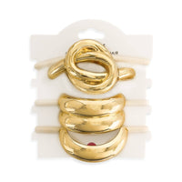 Statement Hair Tie Cuff Set