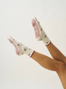 Little Cherry Petal Pilates Socks