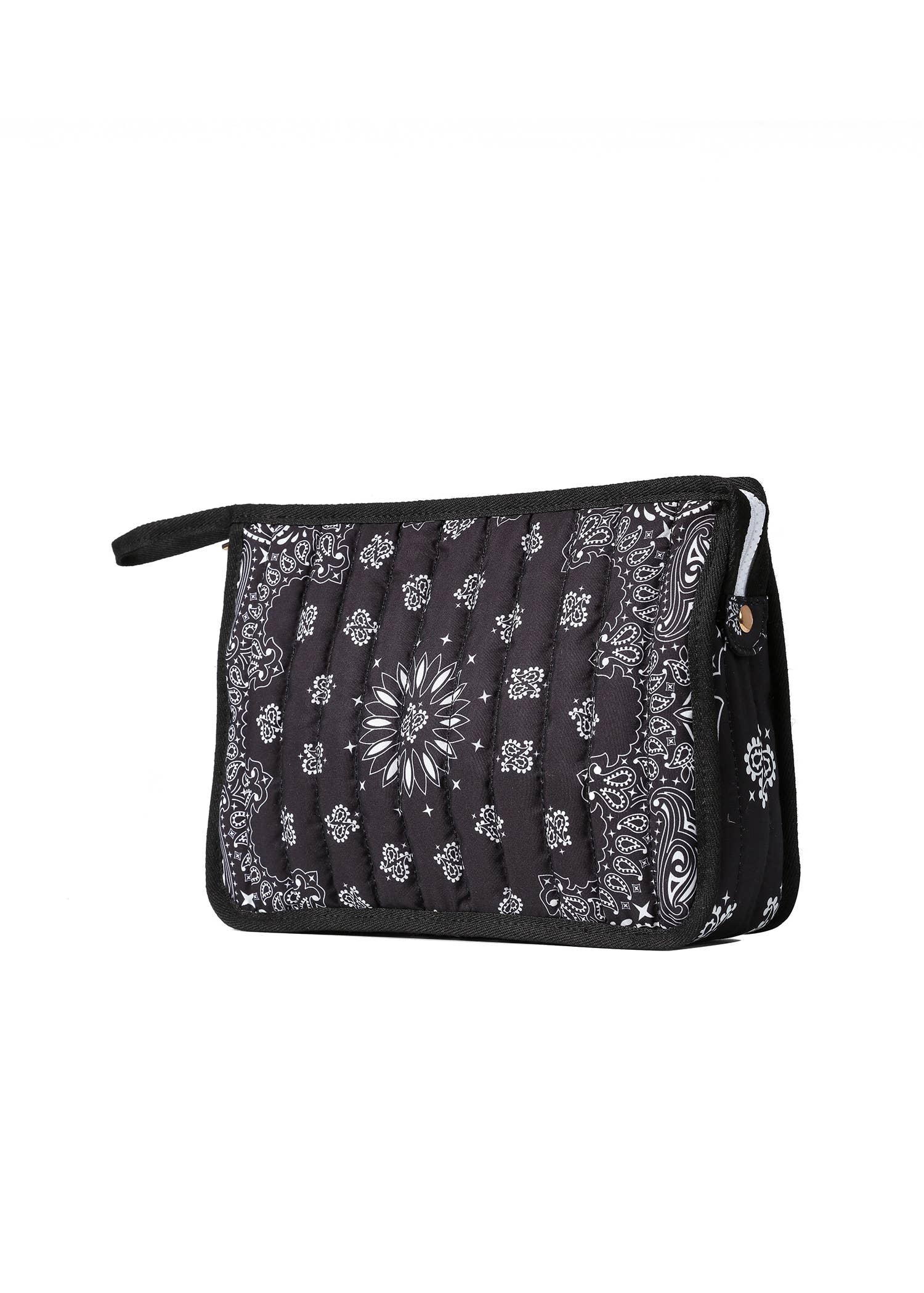Bandana Print Pouch - Beau Black