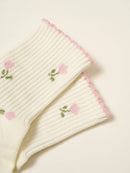 Little Tulip Petal Pilates Socks