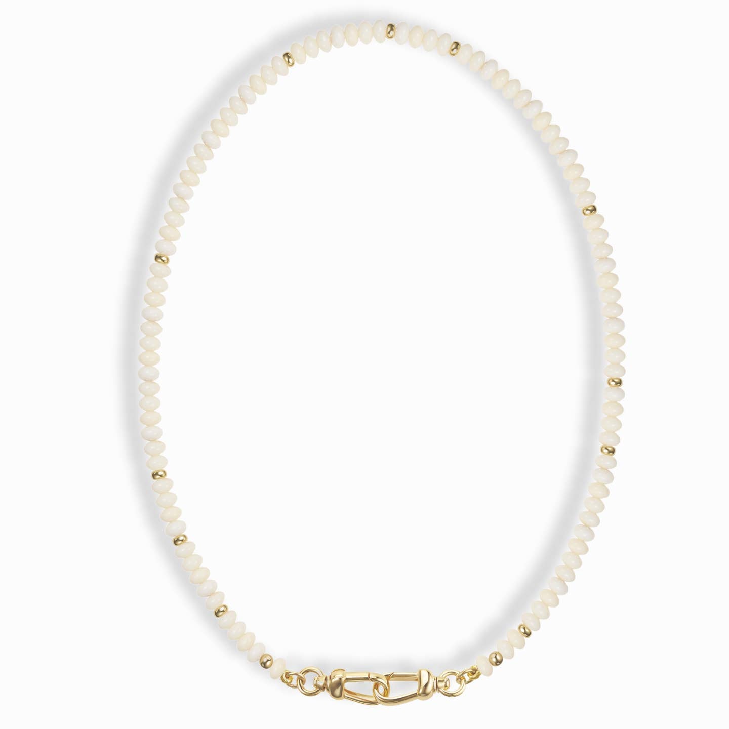 Sonia Gemstone Necklace in Coconut