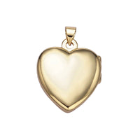 24K Gold Filled Minimalist Heart Locket Pendant