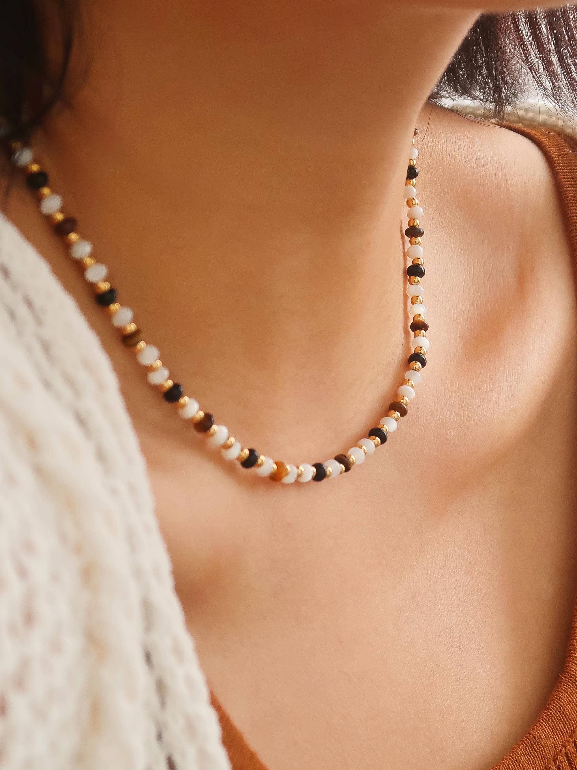 Arrow Boho Beaded Necklace