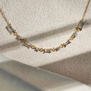 Multi Crystal Dainty Necklace