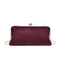 Kristin - Faux Suede Clutch