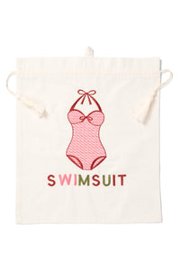 Swimsuit Embroidered Travel Packing Bag