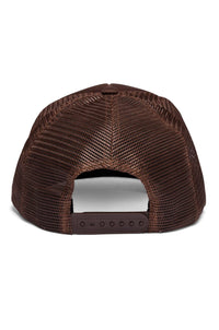 Rays Of Happy Trucker Hat Brown