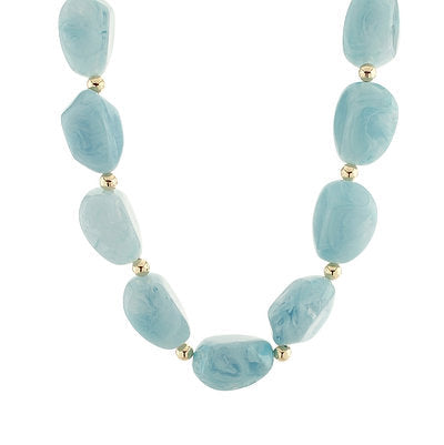 Marble Pebble Stone Necklace (Multiple Colors Available!)