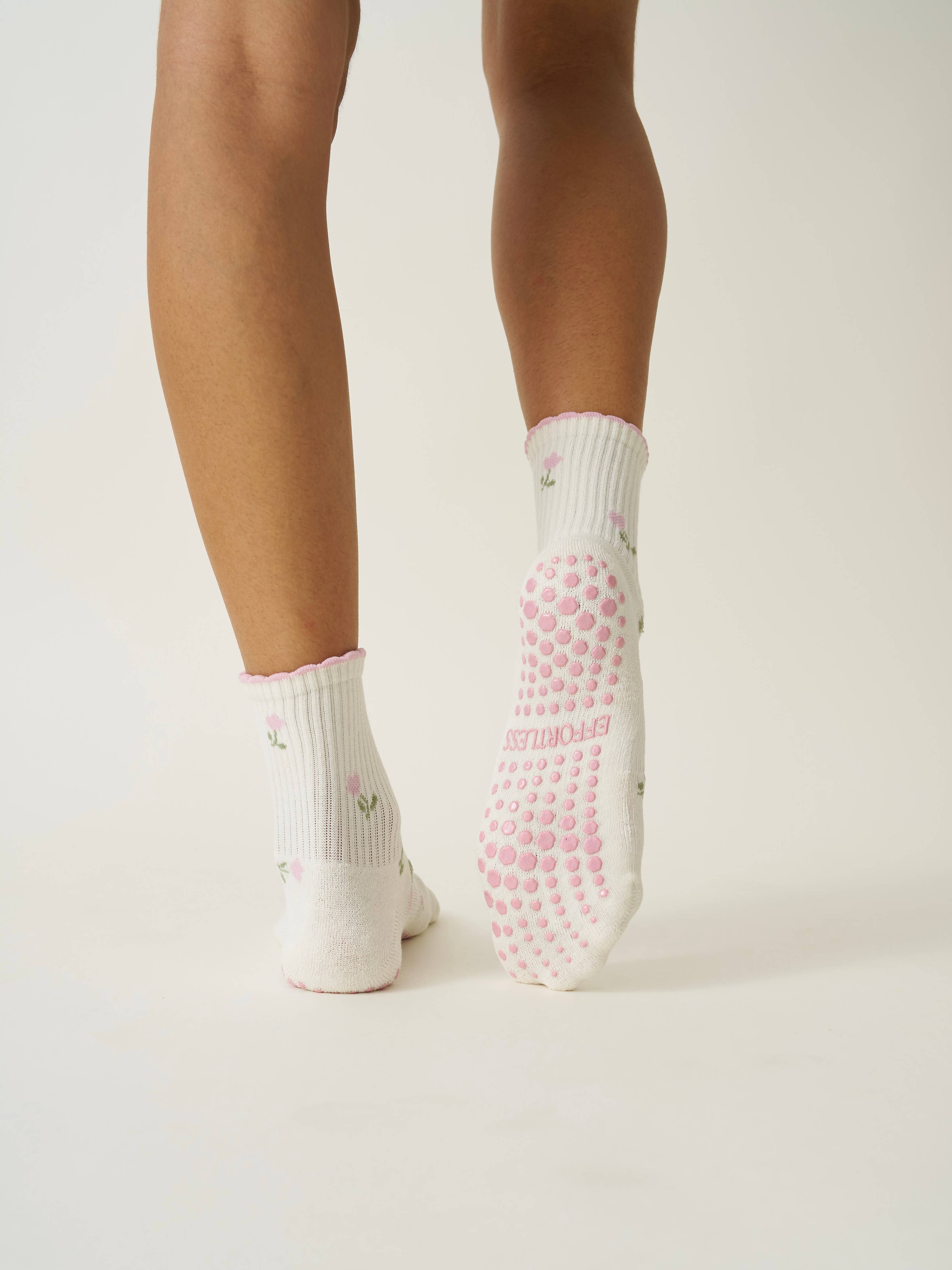 Little Tulip Petal Pilates Socks