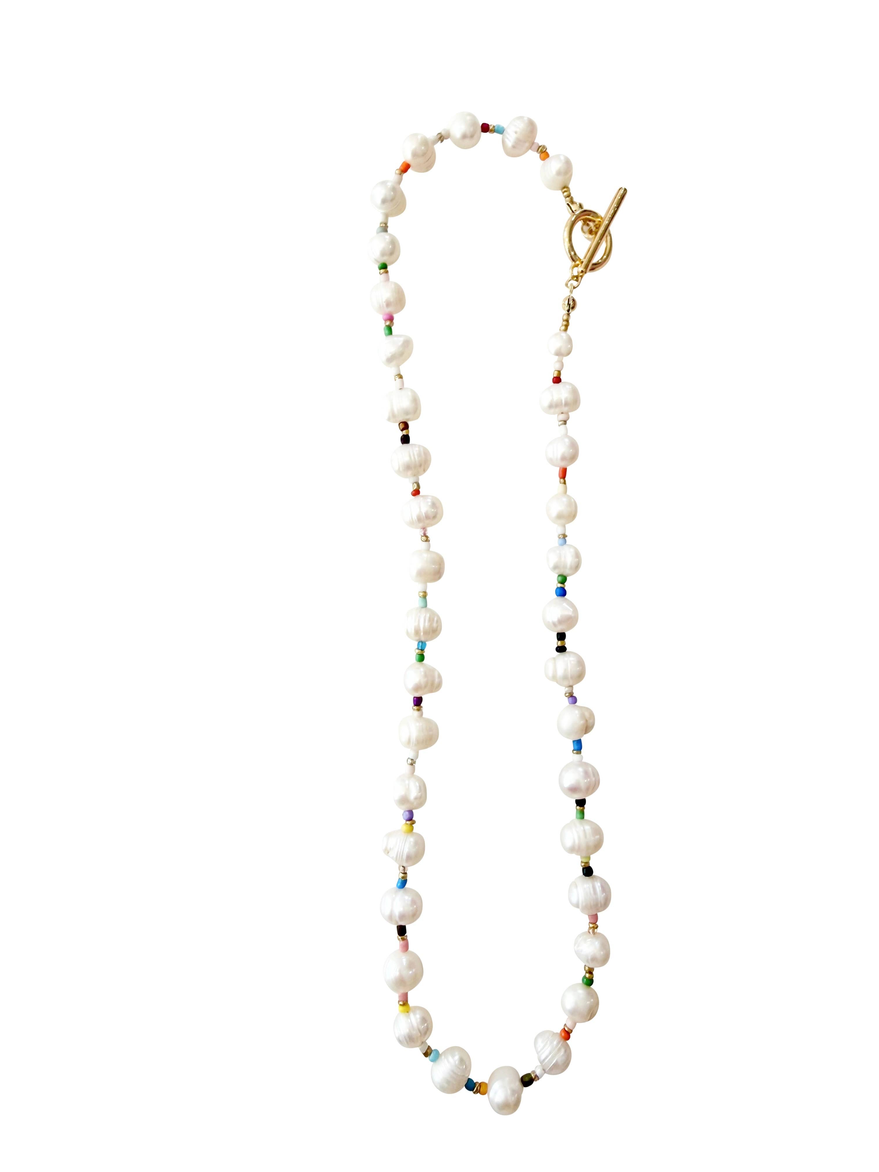 Fischer Pearl Beaded Necklace