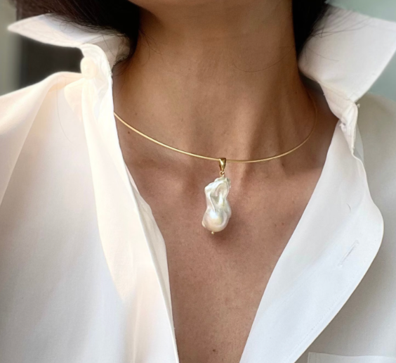  Neck Wire  Minimalist - Choker - Stainless Steel 14K Gold 