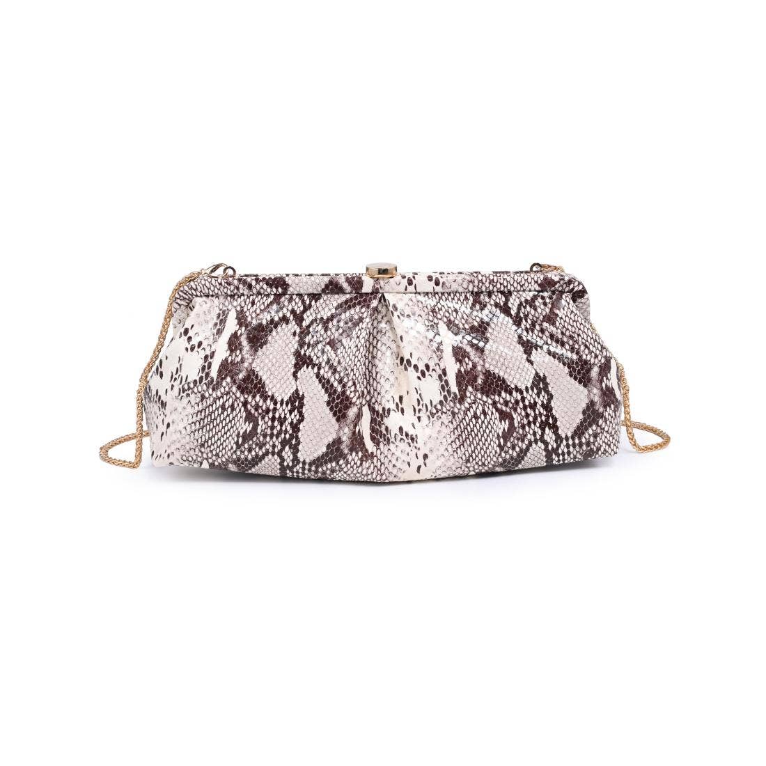 Kit Snake Print Clutch