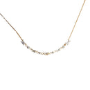 Multi Crystal Dainty Necklace