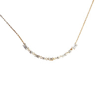 Multi Crystal Dainty Necklace