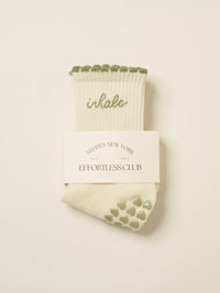 Inhale Exhale Pilates Socks