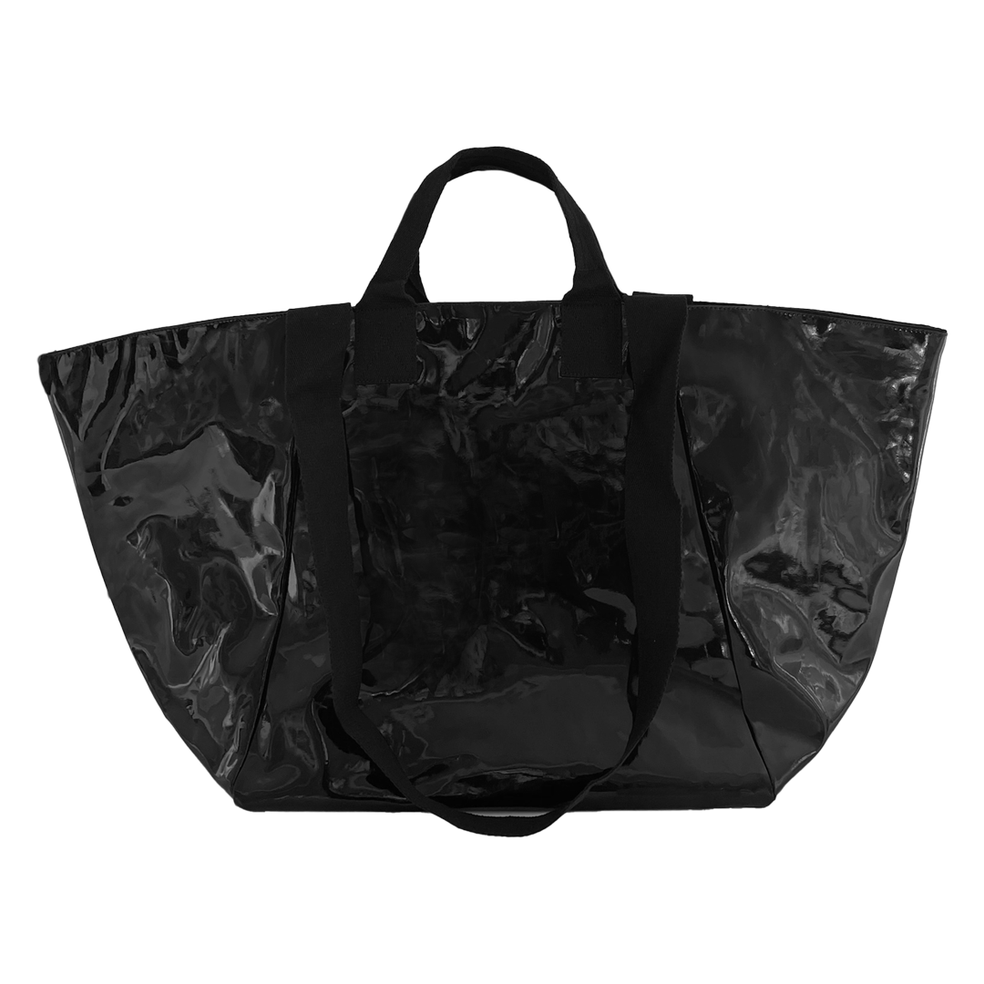 Black Metallic Chelsea Bag