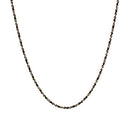 Color Coated Chain Necklace in Brown/Gold