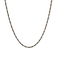 Color Coated Chain Necklace in Brown/Gold