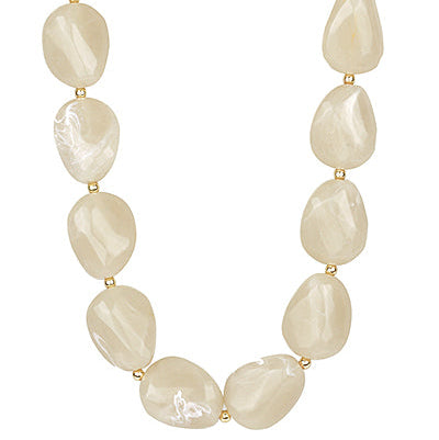 Marble Stone Ball Necklace (Multiple Colors Available!)