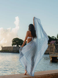 The Guava Sarong - Sea Mist