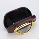 Black Clutch with Gold Hardware