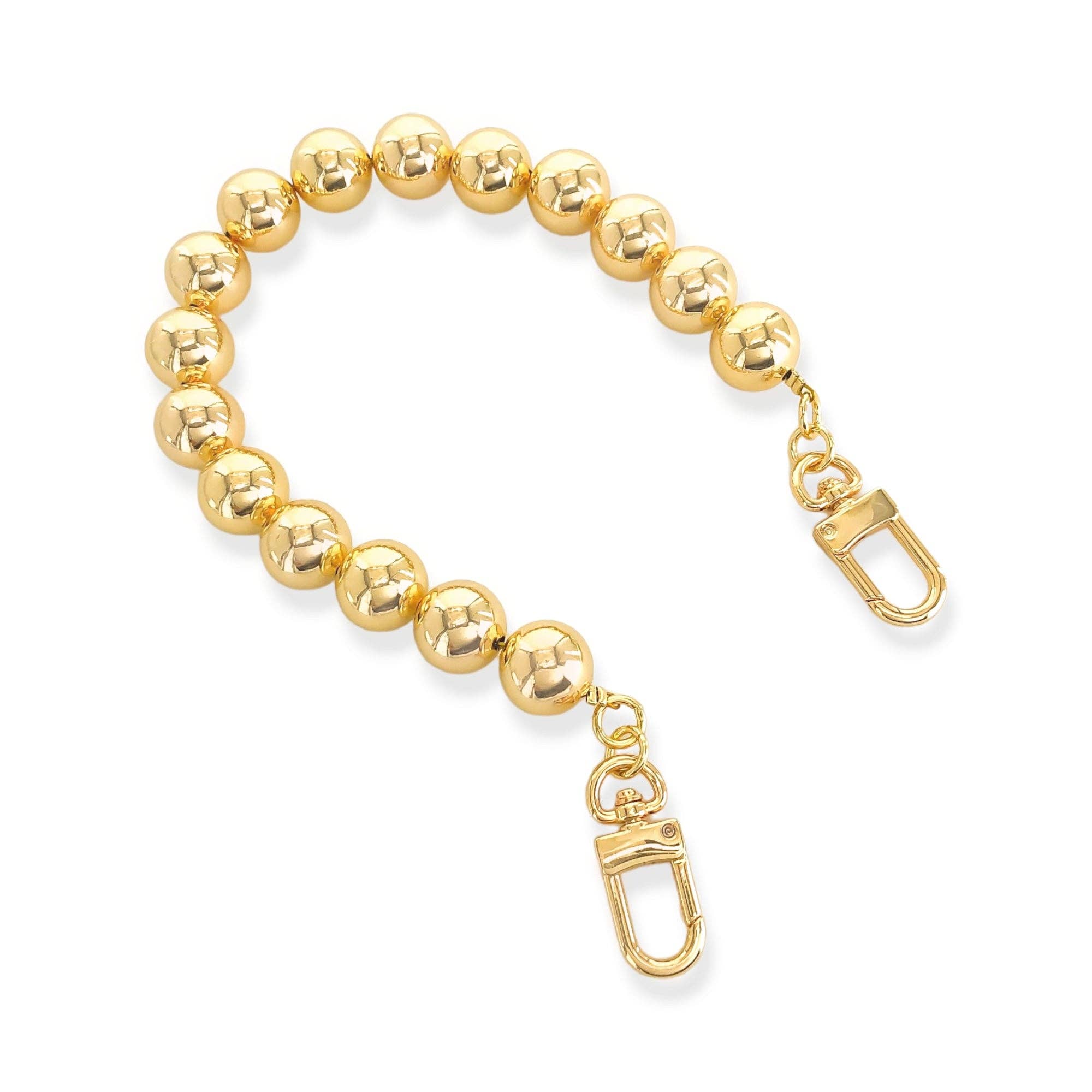 Golden Spheres Phone Chain