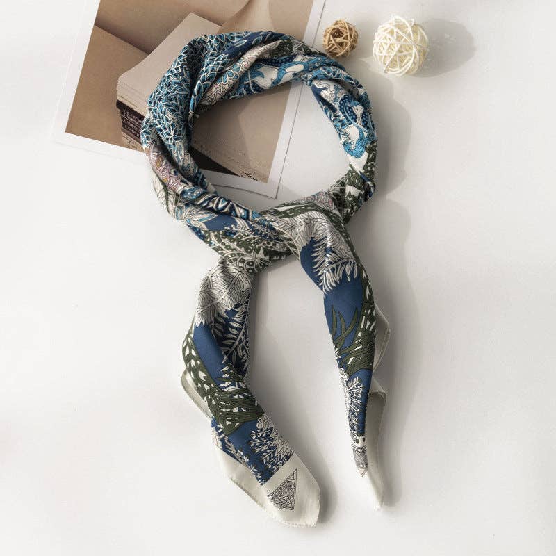 Scarvii -  Botanical Floral Square Scarf