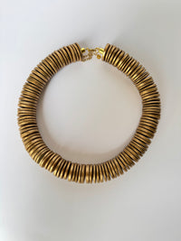 Handmade Coconut Disk Bead Necklace