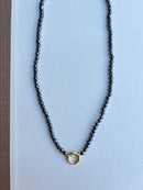 Sparkly Black Beaded Necklace