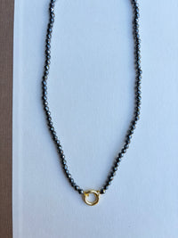Sparkly Black Beaded Necklace
