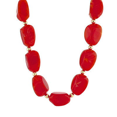 Marble Pebble Stone Necklace (Multiple Colors Available!)