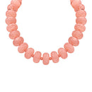 Rondelle Bead Necklace in Pink
