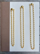 The Belcher Link Gold Chain with Magnetic Clasp