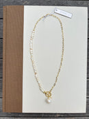 Freshwater Pearl Toggle Necklace