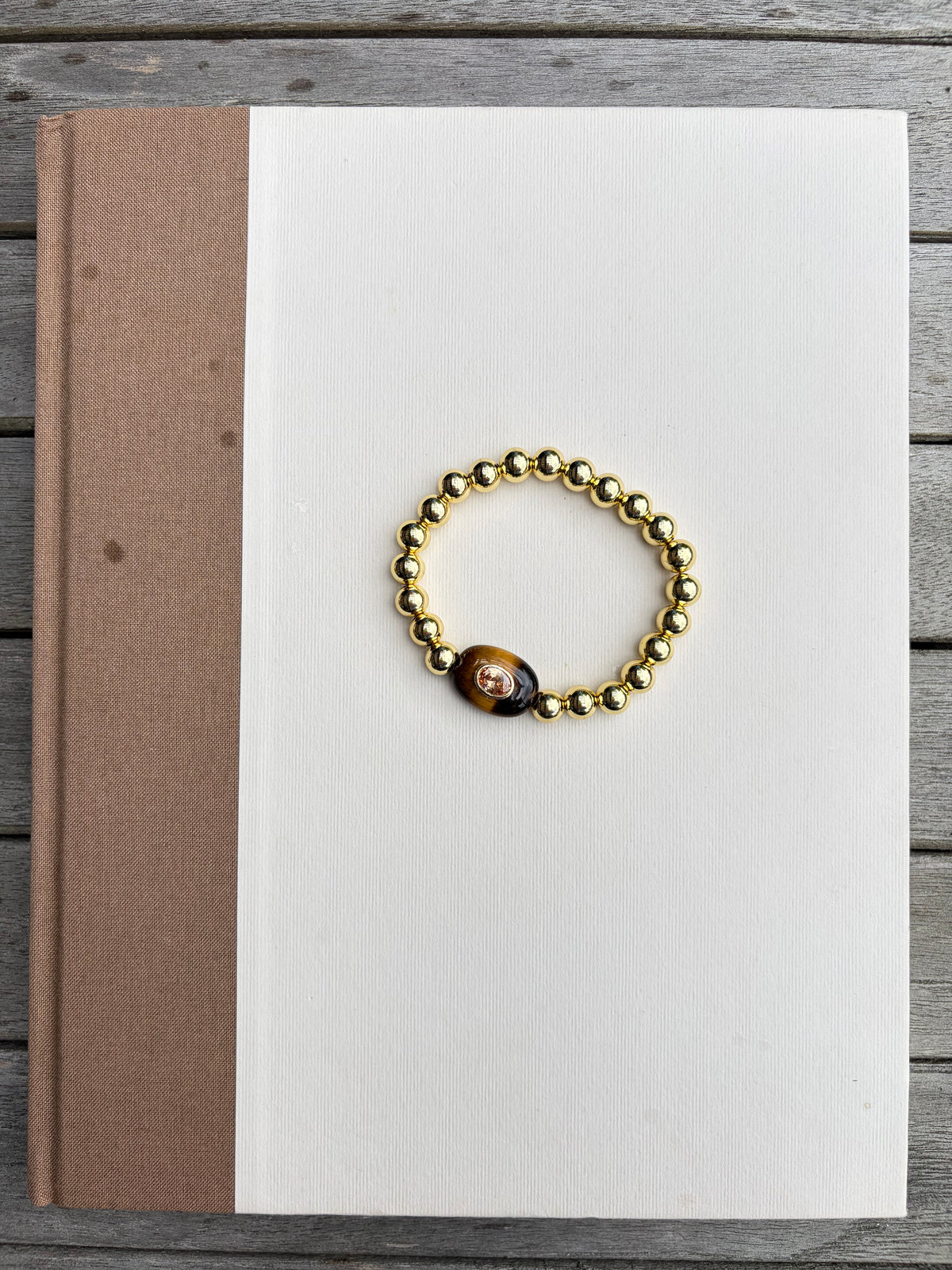 Tiger Eye Gemstone Beaded Bracelet