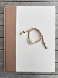 Pearl Marbled Link Cord Bracelet