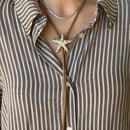 Starfish Bolo Cord Necklace