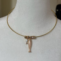Fish Choker Charm Necklace- Bijou Exclusive