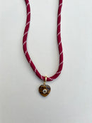 Crimson Paracord with Heart Charm
