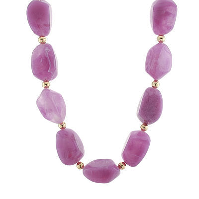 Marble Pebble Stone Necklace (Multiple Colors Available!)
