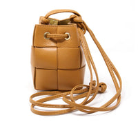 Mini Leather Bucket Bag