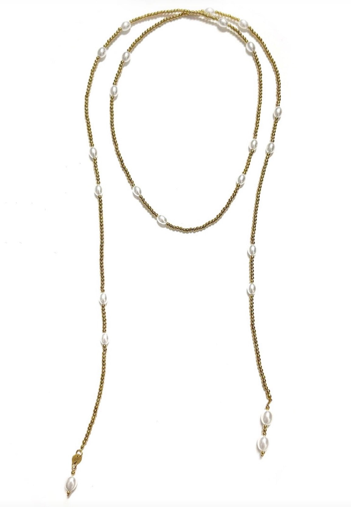 Tenley Pearl Wrap Necklace
