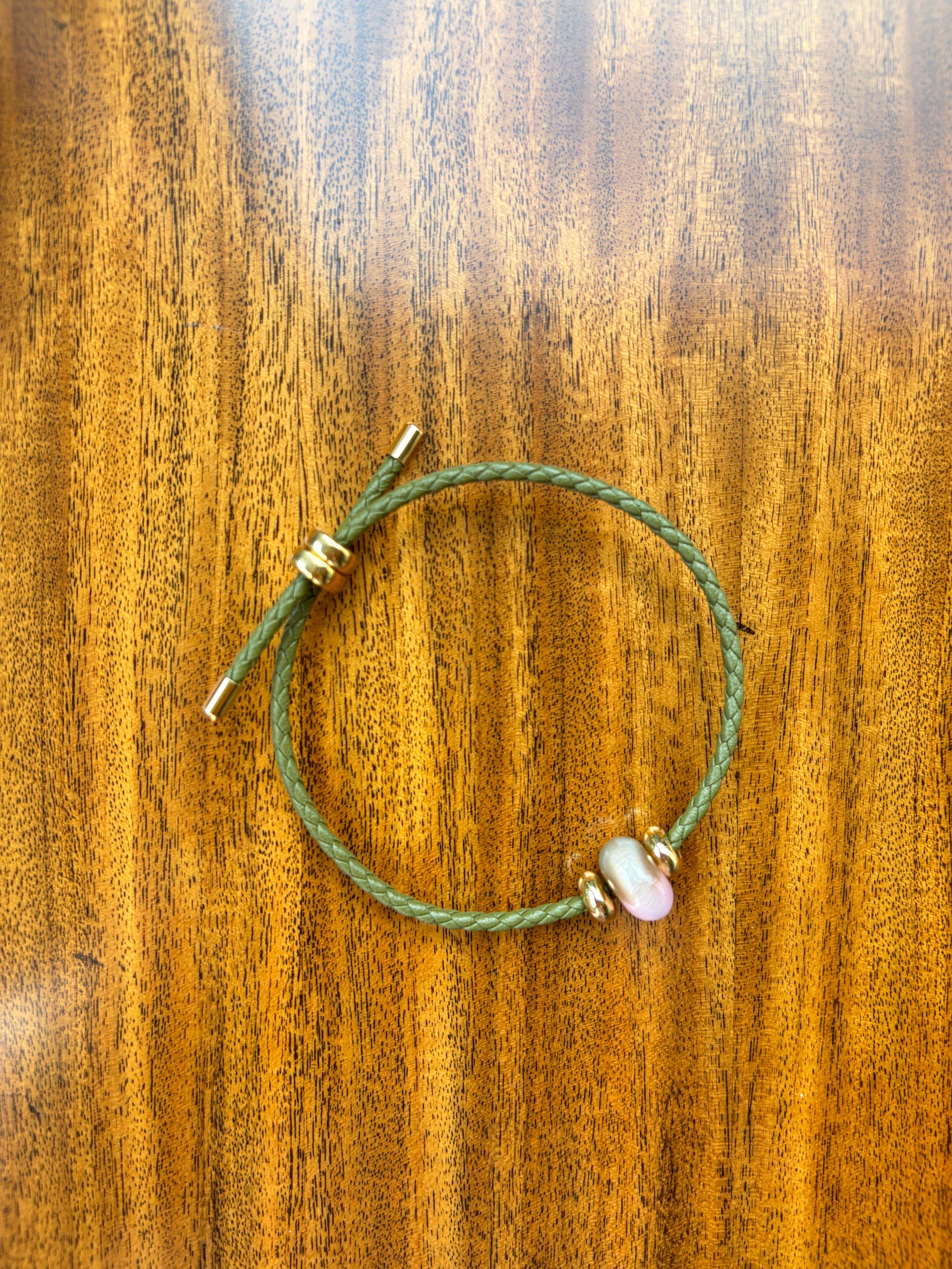 Colorful Cord Bead Bracelet